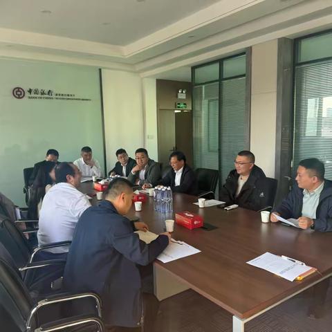 总公司车险部营销副主管张丹、分公司车险部总经理史峰一行赴淮开展调研工作