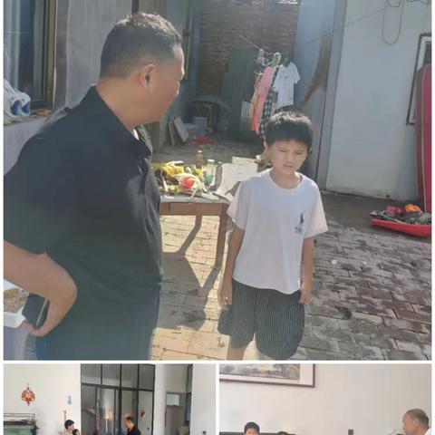 “登门传暖意，共育助前行”——曹县桃源集镇鹿寨小学暑期家访活动