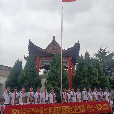 传承红色基因，赓续红色血脉——经开区留村学区庆七一实践活动