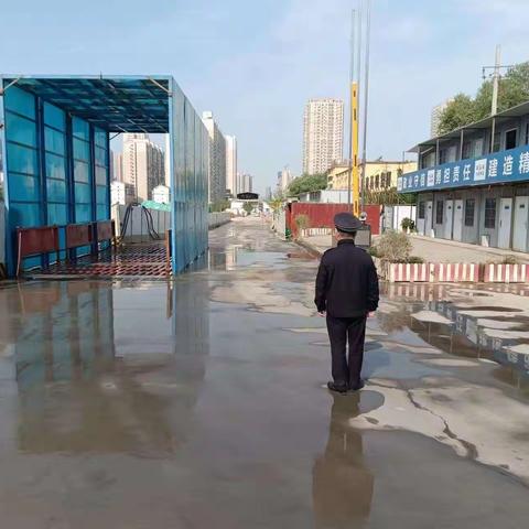 4月13日辛家庙街道大气污染专项治理工作