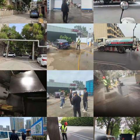 4月24日辛家庙街道大气污染专项治理工作