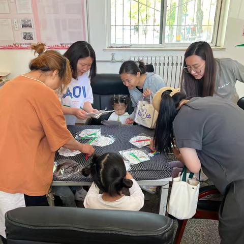 田和社区"六一"小扇子DIY活动