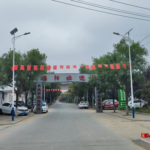 寺沟村开展“国旗飘扬迎双节”活动