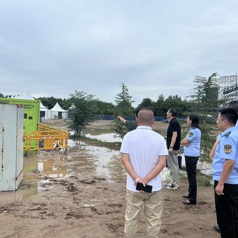 未雨绸缪筑防线 认真排查除隐患 ——未央区检查“玩世TIME音乐节”安全生产工作