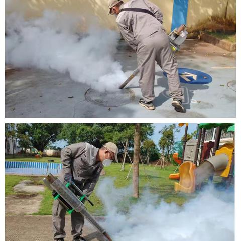 全面消杀，为爱守护——海南千慧国际幼儿园环境卫生大消杀活动