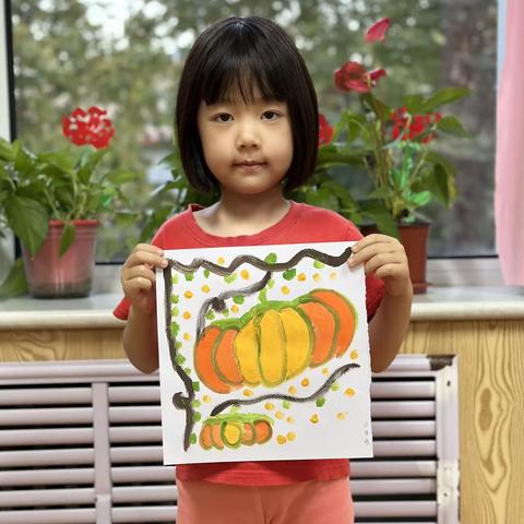 周一水粉《丰收·南瓜🎃》