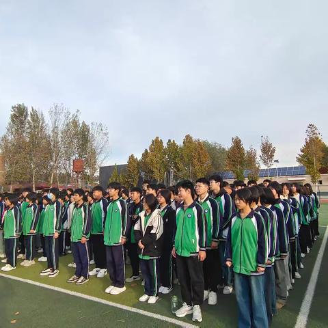 曹庄学区孙堡营中学（中心小学）升旗仪式