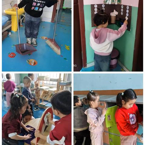 “小手拉大手 共筑美好家园”——红旗农场三台（107)幼儿园开展大扫除行动