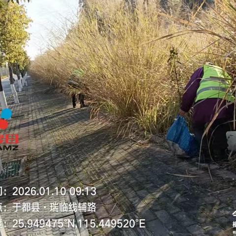 于都县环卫工人在岗的日常工作