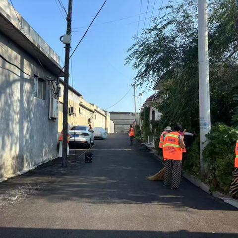 第三事业部安阳区域保洁质量提升计划实施中