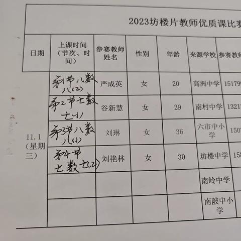 党建引领促教研 优课复赛竞风采——记坊楼片初中数学优质课比赛