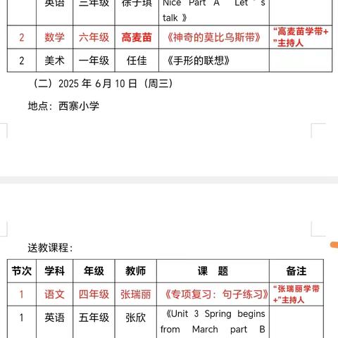 【三名+建设】送教学习 互学互鉴 —— “李小峰名师+”“张瑞丽学带+”“高麦苗学带+”一室三坊送教下乡活动纪实