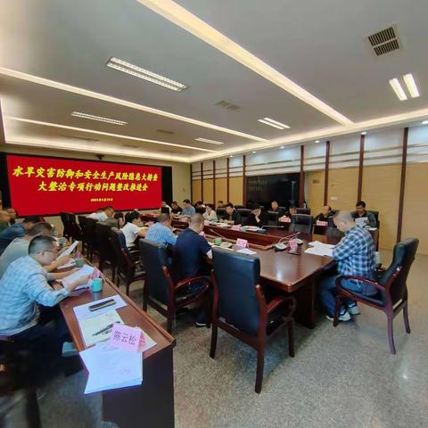 武义县水务局召开水旱灾害防御和安全生产风险隐患大排查大整治推进会