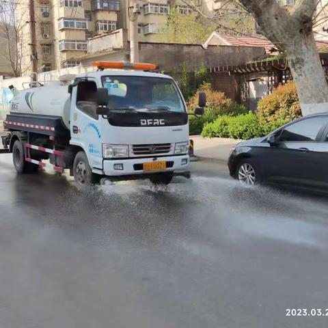 【槐荫城管南辛环卫所】新春奋进正当时，洁净道路换新颜