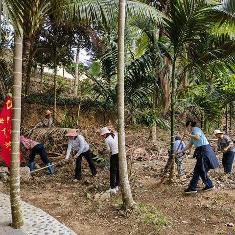 整治人居环境我参与  党员突击助力三月三