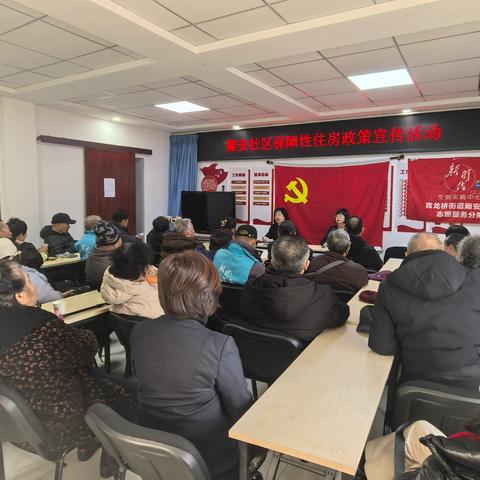 政务服务提效能——厢安社区开展保障性住房政策宣传活动
