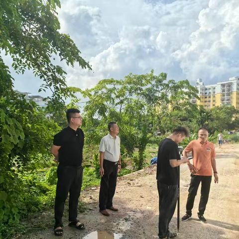 椰林镇加快推进陵水县2023年城市市政道路工程二期（北文路东段、北文南五路）项目用地征收工作