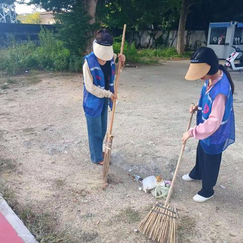 庄大村开展人居环境大扫除