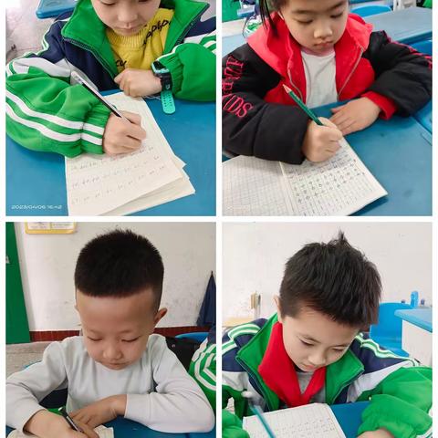 荷叶塘学校书法3班4月6日活动剪影
