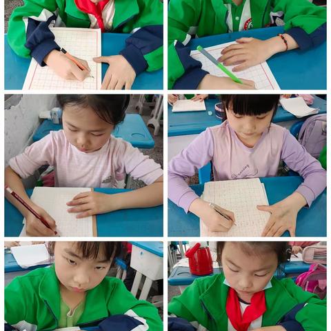 荷叶塘学校书法3班4月13日活动剪影