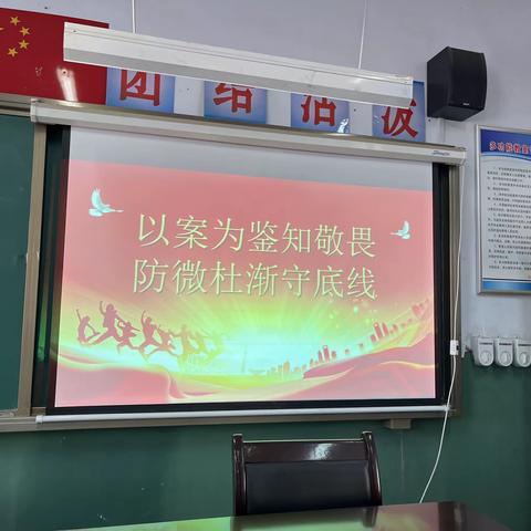 卫辉市唐庄镇中心学校“以案为鉴知敬畏，防微杜渐守底线”师德师风警示教育专题讲座