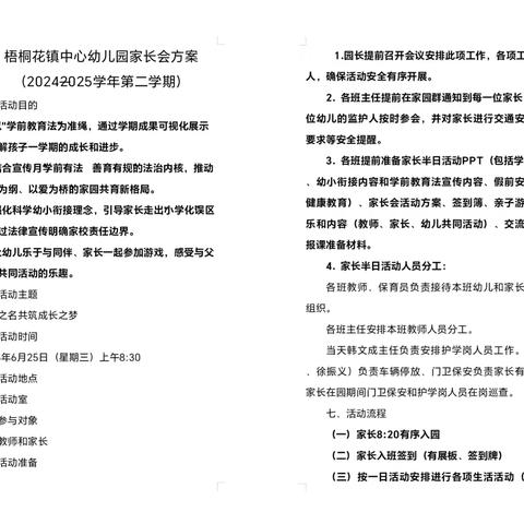 以爱之名 共筑成长之路——梧桐花镇中心幼儿园家长会纪实