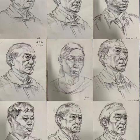 高二美术班十一月学习情况