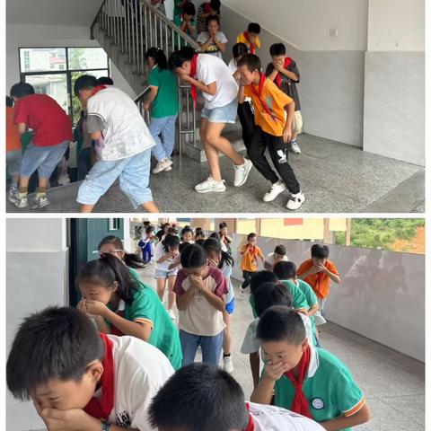 消防演练进校园——龙头山学校举行消防安全演练活动