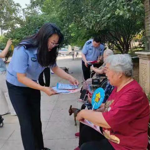 科苑所深入社区宣传流动人口管理登记