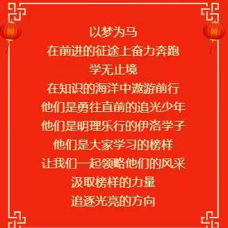 榜样如炬 追光而行——偃师区伊洛中学小学部“学习之星”事迹展播（三）