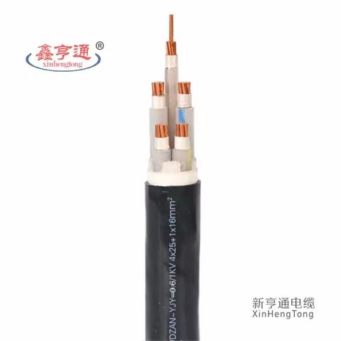 无卤低烟阻燃电缆WDZAN-YJY-0.6-1KV 4x25+1x16mm²