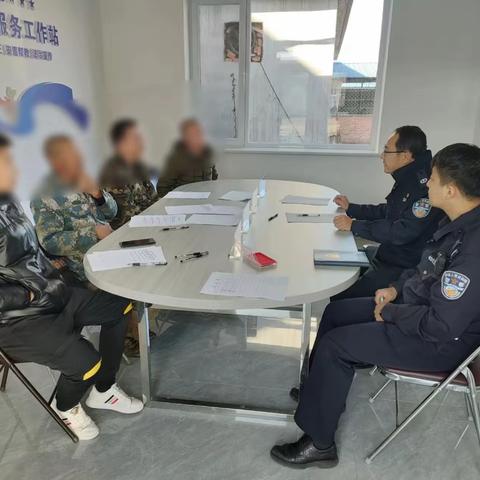 两所联动组织社区矫正对象集中学习