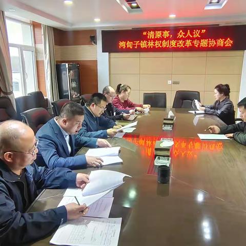 湾甸子镇“清原事，众人议”林权制度改革专题协商调研会纪实