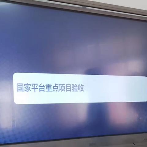 国家智慧平台验收