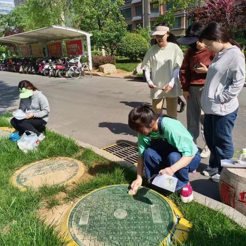 【唐冶街道华夏山青社区】垃圾分类“井”上添花2