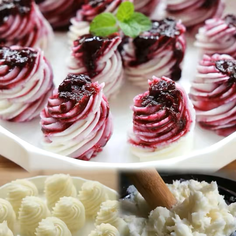 禹州市市直第二中心幼儿园大班第二期食育活动《蓝莓山药泥》