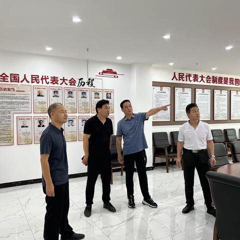 区人大常委会办公室、政法工委、选任工委到各镇督导代表家站工作