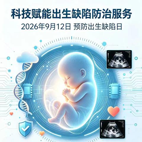 预防出生缺陷日——科技赋能出生缺陷防治服务