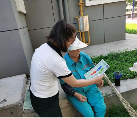 【主题活动】蓝天社区垃圾分类宣传活动