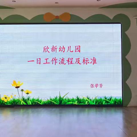 欣新幼儿园2025年8月28日工作动态