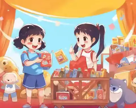 【容融三小·活动】童趣市场 欢乐时光——烟台高新区第三实验小学开展庆“六一”童趣市场活动