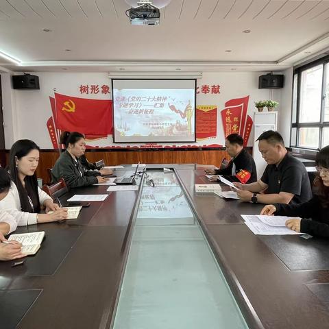 开封市马市街小学开展“汇集奋进新征程”主题党日活动