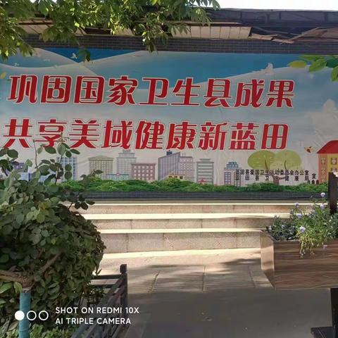 蓝田县爱卫办努力营造国卫复审宣传氛围