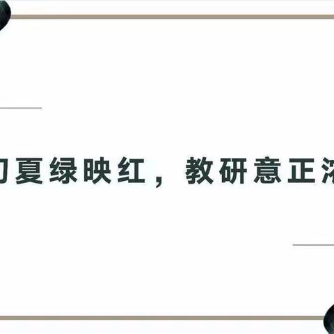 对焦课标，把脉课堂，诊断教与学——东红寺中心校语文区域教研活动