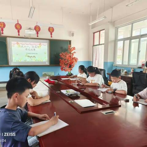 笔墨书香伴成长 妙笔生花抒真情 ——卫贤镇后交卸中心校三、四、五、六年级现场作文比赛纪实