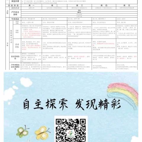 小蓝和小黄——汇鑫街道中心幼儿园希望分园小班第八周活动锦集