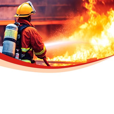 石岭小学校园消防演练——尊重生命，预防火灾。