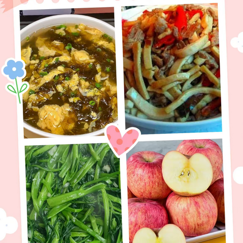 【食在幸福】白竺乡幼教集团 （中心幼儿园）第十二周菜谱