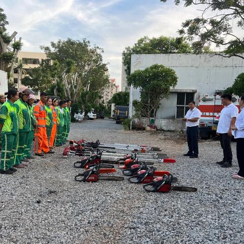 【海口玉禾田园林】“摩羯”台风防风专项工作