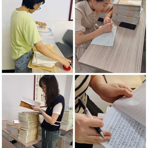 检查促成长，蓄力共前行—— 临沂孟园实验学校初中部九月份业务检查